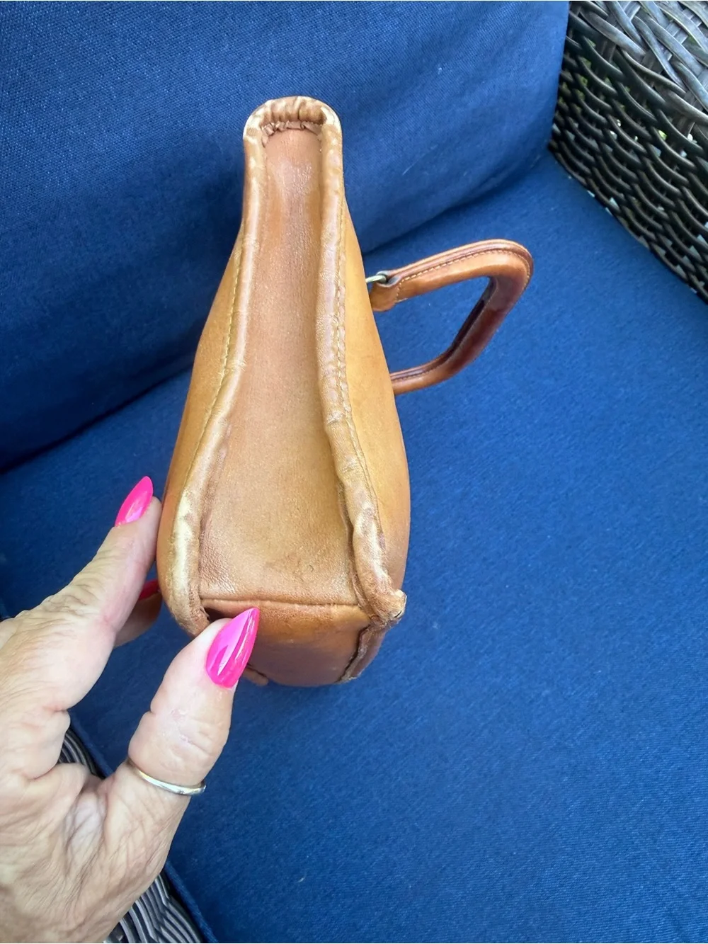 Coach Slim Satchel in British Tan - Picture 5 of 8